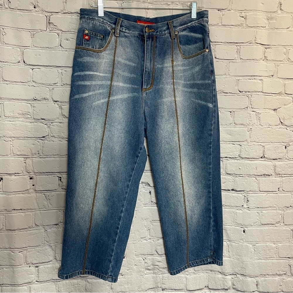 Americana Blues Cropped Jeans Size 16W